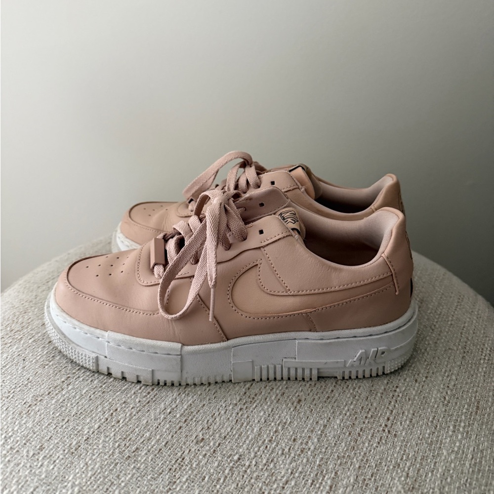 Light pink Nike Air Force 1